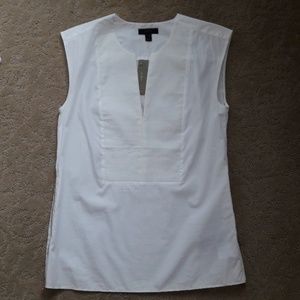 J Crew Sleeveless White Shirt-Still ﹰHas ﹰTags